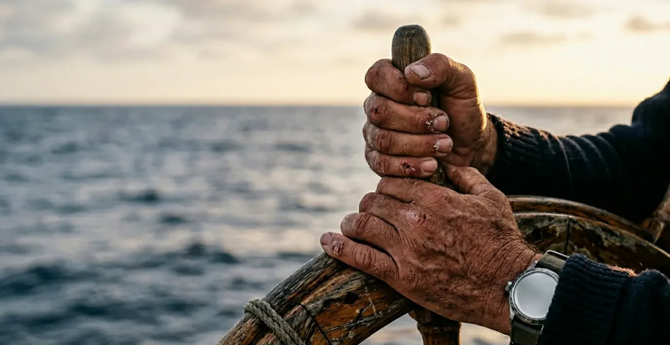 Équipage gérant l'épuisement lors d'une longue traversée océanique en voilier