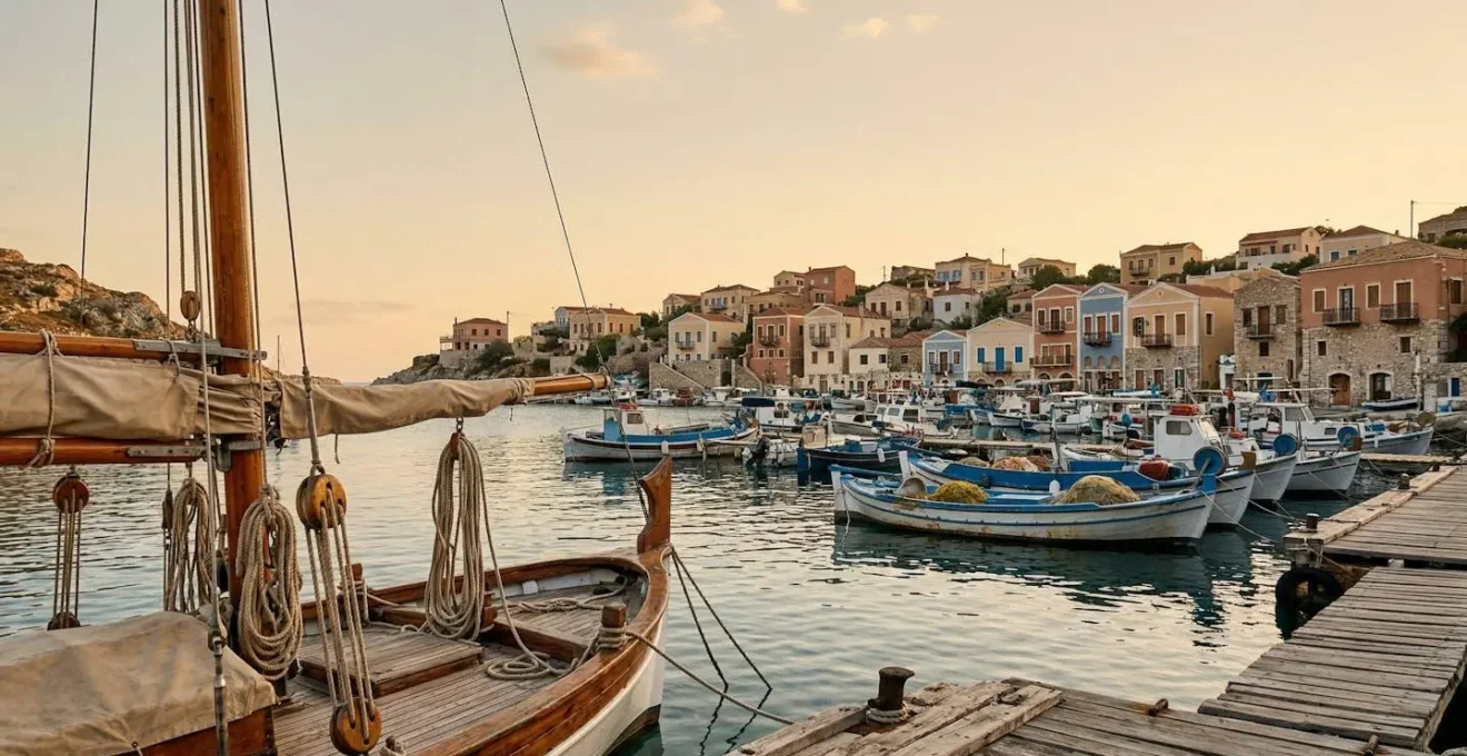 Arrivée respectueuse dans un port traditionnel méditerranéen