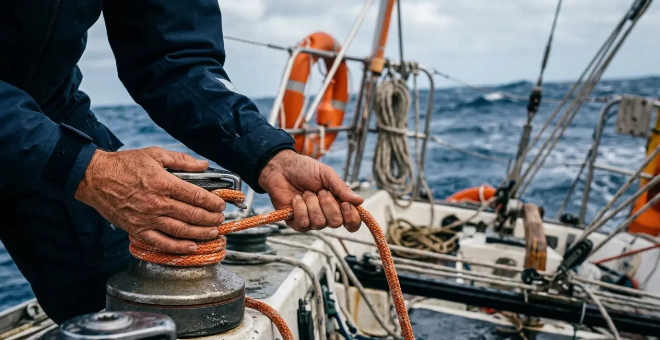 Opération critique de sauvetage d'une personne inerte en mer depuis un voilier