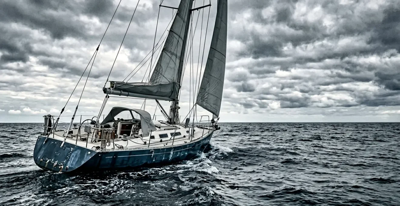 Voilier hauturier équipé pour l'autonomie extrême en pleine mer